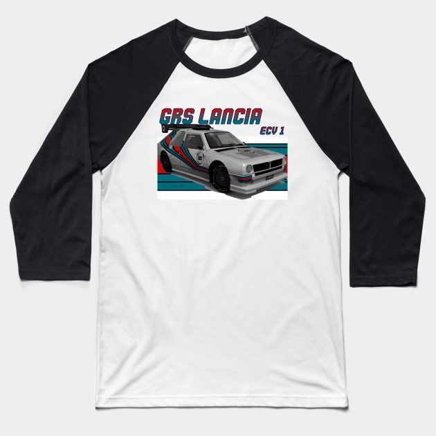 GRS LANCIA ECV1 Baseball T-Shirt by PjesusArt